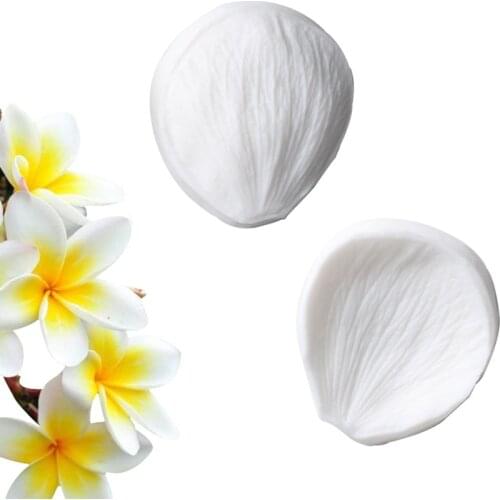 Plumeria Petals Silicone Mold Fondant Mould Cake Decorating Tool Chocolate Gumpaste Mold, Sugarcraft, Kitchen Accessories K354