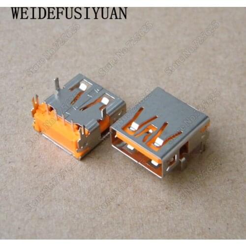 10-50pieces/lot USB 2.0 Jack connector usb Port Socket For Lenovo Asus Acer Dell HP U4001