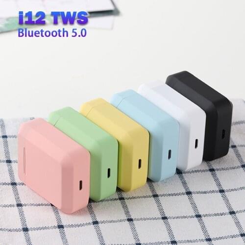 TWS Original i12 TWS Bluetooth Earphone i2 Wireless Headphones Stereo Sound Earbuds Headset Gamer Sport Earphone for Smartphone