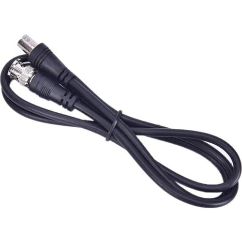 BNC Male to Female Plug CCTV Extension Coaxial Line Cable 3.3ft Long Black High Quality