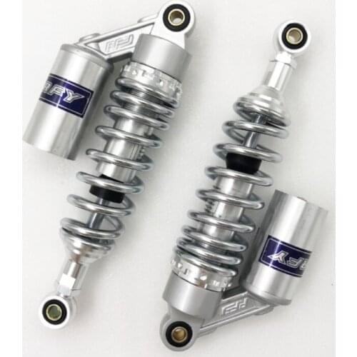 Universal 11 "280mm 8mm Spring 1 Pair Rear Shock Absorber Motorcycle FOR Honda Yamaha Suzuki Kawasaki Ducati ATV Black