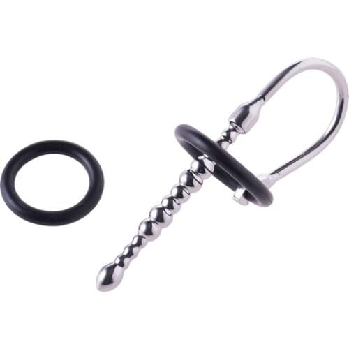 Urethral beads sound beaded Prince Albert Wand penis plug insert sex toys