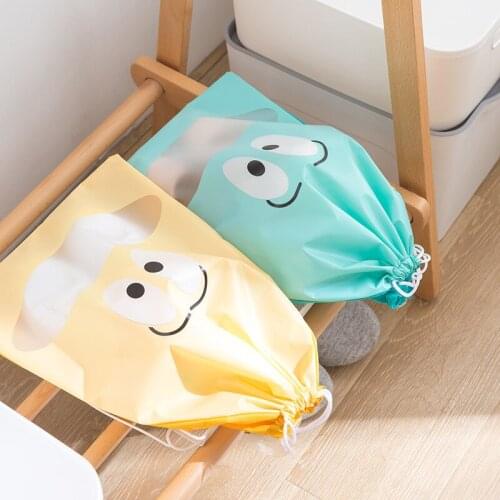 Waterproof Shoes Travel Portable Shoe Storage Bag Organize Tote Drawstring Bag Organizer Non-Woven bags for smell proof bags