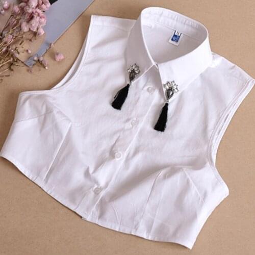 Shirt Womens Autumn female sweater decoration sweater saving collar false Collars Tie Vintage Detachable Collar False Collar