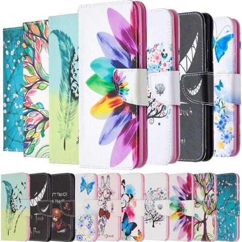 Painted Leather Flip Case For Redmi Note 10 Pro 10S 9 9S Pro 8 8T 9A 9C POCO M3 X3 NFC Phone Book Cover Wallet Coque Stand Funda