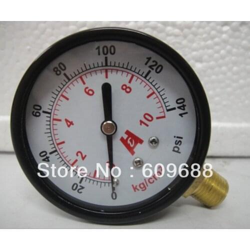 Air pressure gauge p Y-60 10KG 1/4 PT,dia 60mm,water pressure gauge