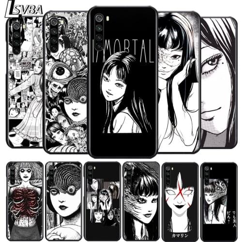 Junji Ito Tees Horror for OPPO Reno 2 Z 2Z 2F 3 4 4Z 4F 4SE 5 Pro 4G 5G ACE 10X ZOOM F7 A5 A9 2020 Soft Black Phone Case