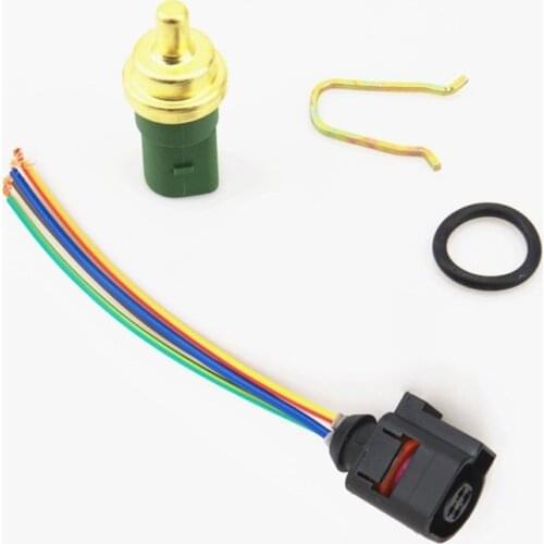 Car Engine Coolant Temperature Sensor Cable Wire Plug For A3 A4 B6 A6 C5 TT A8 Passat B5 Bora Golf 4 MK4 Seat Leon Ibiza Toledo