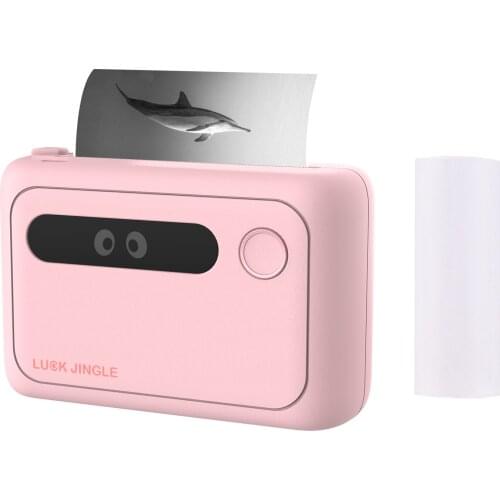 Mini Pocket Photo Printer Portable All-in-One Thermal Printing Machine 203DPI Wireless BT 57mm/77mm Paper Width for Android iOS