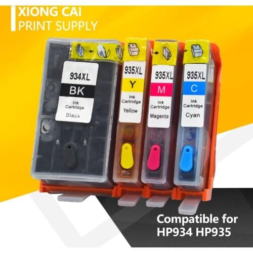 For HP 934 935 Refillable Ink Cartridge for HP934 for HP935 XL For HP Officejet pro 6230 6830 6835 6812 6815 printer with chip