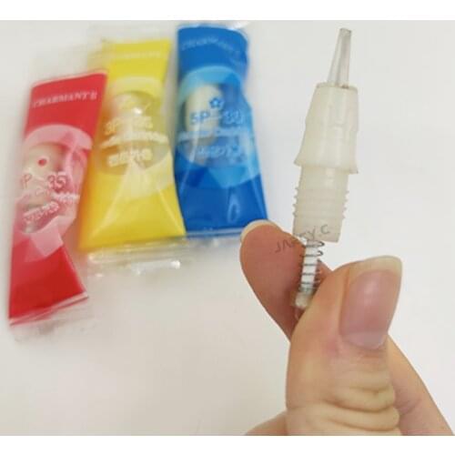 50pcs/lot 1RL 3RL 5RL 5F 7F Needles Tattoo Cartridge For Premium Permanent Makeup Machine for Eyebrow Lips microblading needle