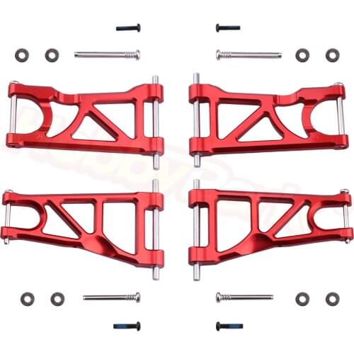 Hobbypark Aluminum Suspension Arms Set (Front & Rear) for Arrma 1/10 Granite 4X4, Big Rock Senton