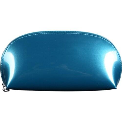 Lovely Style Womens Jelly PU Leather Cosmetic Bags With Colorful Leather High Quality Lady Makeup Bags With Engarving Logo A105