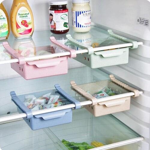 Creative multi-purpose freezer to receive fresh every drawer barrier layer aircraft kitchen utensils shelf in the kitchen