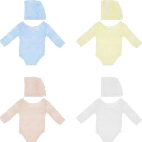 New Children Photography Clothing Newborn Lace Clothes Full Moon Hundred Days Baby Princess Hat Onesies