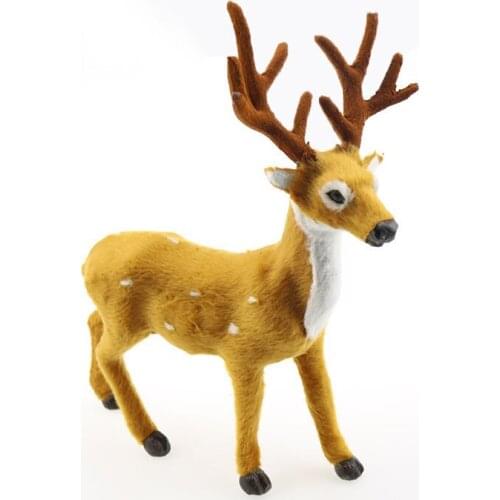 Creative Christmas Decoration Supplies Simulation Elk Plush for Party Christmas Pendant & Drop Ornaments New Arrival