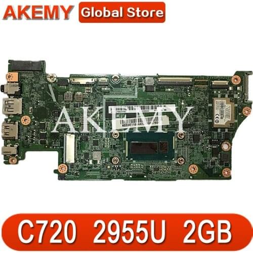 Original For Acer C720 laptop motherboard C720 2955U 2GB DA0ZHNMBAF0 NBSHE11004 tested good free shipping