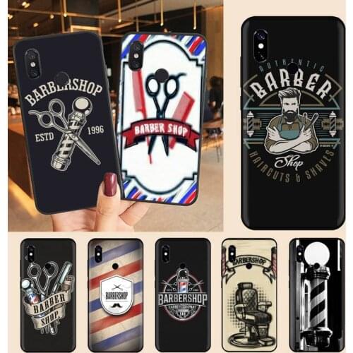 Barber Shop Hair Stylist Salon Phone Case For Xiaomi Redmi 4x 5 plus 6A 7 7A 8 mi8 8lite 9 note 4 5 7 8 pro