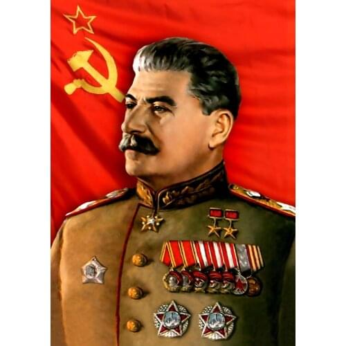 5D Full Square Diamond Painting Embroidery Beads for Needlework Stalin Leninist 3D Cross Switch Craft Kit Art Mosaic Hobby Sale