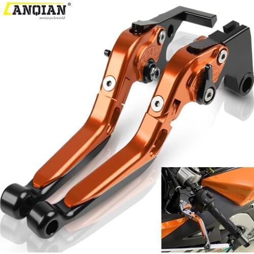 Handbrake For 6902014 2015 2016 2017 Motorcycle CNC Adjustable Folding Extendable Handle Brake Clutch Levers690