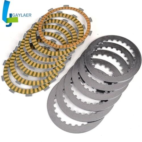 Motorcycle Clutch Plates Steel Friction Plate for Honda VT600C Shadow VLX 1988-2007 VT600 Shadow VLX Deluxe 1993-2007