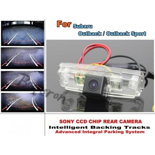 For Subaru Outback / Outback Sport Intelligent Car Parking Camera / with Tracks Module Rear Camera CCD Night Vision