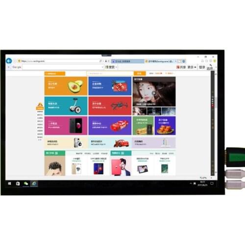 10.1 inch HMDI LCD display screen 1280*800 Capacitive touch panel USB interface support raspberry pi PCB board