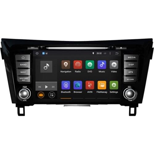 2 DIN Android9.0 Tape Recorder Head Unit GPS NAVI Car DVD Player GPS Navigation For Nissan X-TRAIL/Qashqai/Dualis/Rouge2013-2019