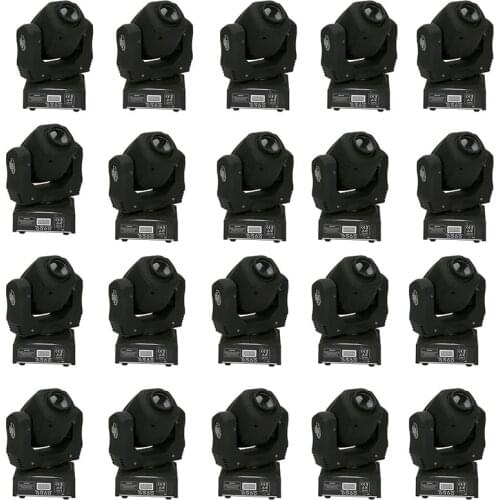 20pcs/lot High Brightness China Mini Spot 60W LED Moving Head Light With DMX512 Gobos 60W Dj Disco Party Moving Heads Lights