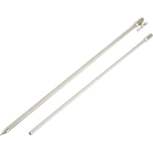 2021 New Carp Fishing Bite Alarm Holder Support Stainless Telescopic Fishing Bankstick for Fishing Alarm 35-70cm