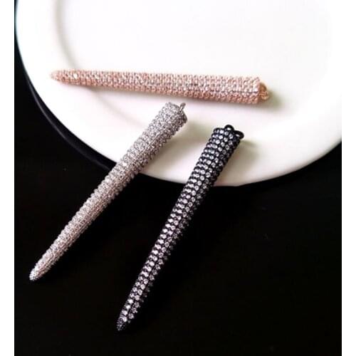 5Pcs Tiny CZ crystal Charm,CZ zircon Stone Micro pave Turkish Style Pendant,Jewelry Finding DIY necklace making P604