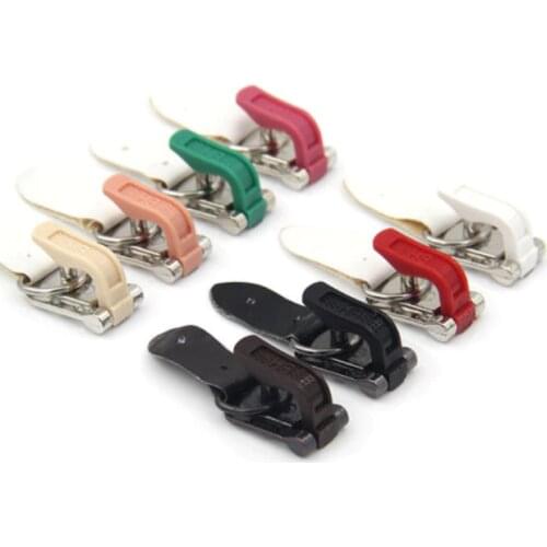 5Pcs High-Grade Metal Leather Buckle Mink Cashmere Coat Duckbill Buckle Handwork Buttons For Garment
