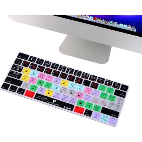 XSKN for Adobe AI Illustrator Keyboard Skin for Apple Magic Keyboard (MLA22LL/A), Functional Shortcut Hot keys Protective Cover