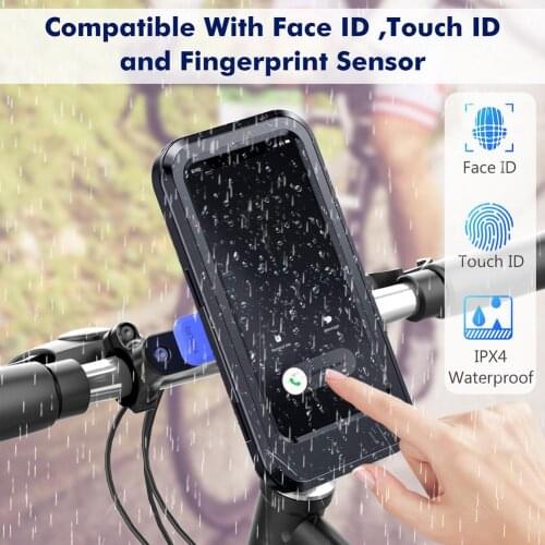 Bicycle Motorcycle Phone Holder Wireless Charging Waterproof Stand Bike Handlebar Mount Bracket For Cycling Bike Accessories