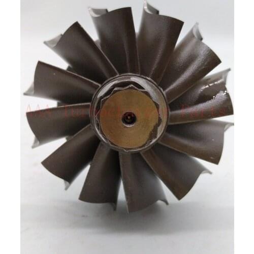 K27 Turbocharger parts Turbine shaft and wheel size 62.6mm*70mm,12blades,supplier by AAA Turbocharger Parts