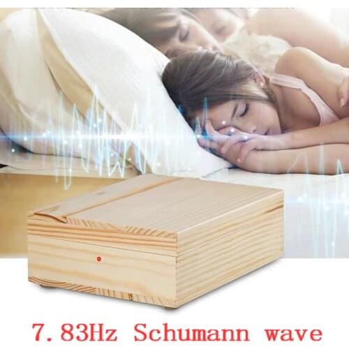 Wood version high power FM 7.83Hz Schumann wave generator energy to improve sleep soothing and improve sound quality