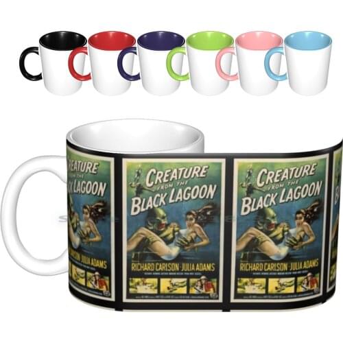 Creature From The Black Lagoon Ceramic Mugs Coffee Cups Milk Tea Mug Creature From The Black Lagoon Movie Film Classicfilms