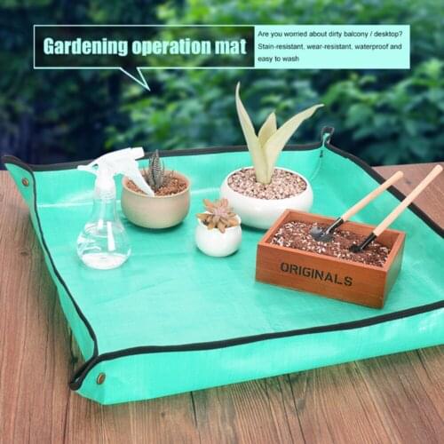 Plant Repotting Square Mat Foldable garden work cloth waterproof thickened gardening mat Waterproof Thicken Indoor