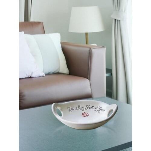 Cute Tray Bowls For Keys Nuts Sundries Jewelry Storage Key Tray Organizer Art Cosmetics Bowl Handicraft Decoration 2021 Fashion