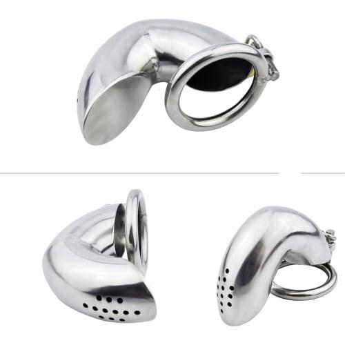 Stainless Steel Male Chastity Device,Cock Cage,Chastity Belt,Penis Rings Sleeve,Chastity Lock,Adult Game BDSM Sex Toys For Man
