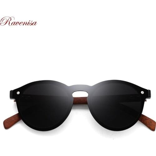 RAVENISA Luxury Mono Lenses Wooden Sunglasses For Women 2020 Rimless Wood Sun Glasses Male Female Gafas De Sol