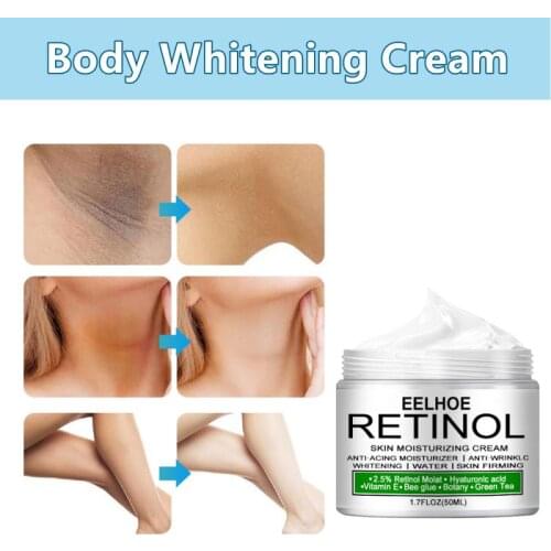 Whitening Body Cream Bleaching Skin Brighten Moisturizer Underarm Armpit Legs Knees Private Parts Keep Whitening Cream TSLM1