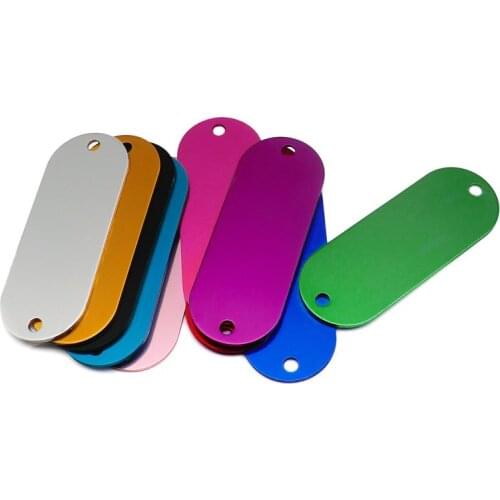 100Pcs Nameplate Personalized engraving For Cat Tag horse nametag Tag engraved dog cat tags dog identification customized