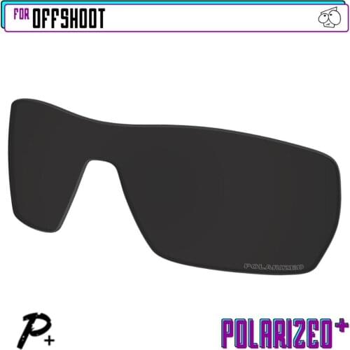 EZReplace Polarized Replacement Lenses for - Oakley Offshoot Sunglasses - Black P Plus