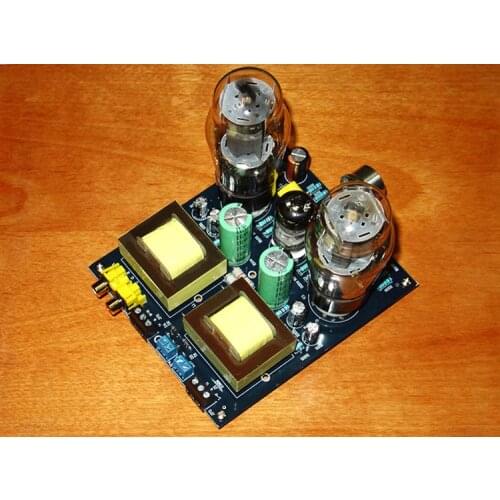 Latest arrival Hi-Fi Stereo 6N1/6N2+6P3P Single ended Class A Audio Tube Amplifier Board valve Amp board DIY KIT Finished board