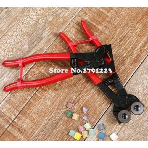 Mosaic DIY special hand-cut cutting tools Professional round mouth mosaic scissors pliers flat glass clamp