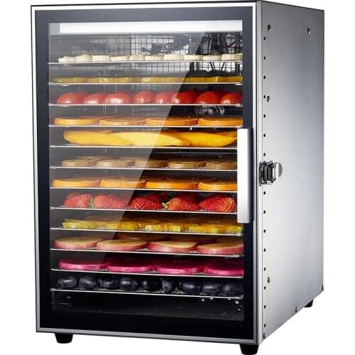 12-Layer 800W Food Dehydration Dryer Fruit Dryer Commercial Stainless Steel Vegetable Herb Meat Pet Snacks Drying Machine 220V