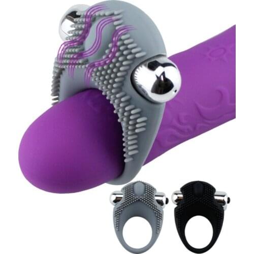 Vibrating cock ring Delay Ejaculation Persistent Erection ring for penis sex toys reusable condoms penis ring vibrator for men