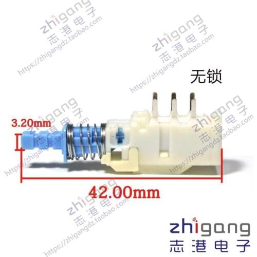 [VK] ALPS key switch button push switch power amplifier mixer switch SPUN190900 unlock without lock 6 pin 6 feet 6 foot