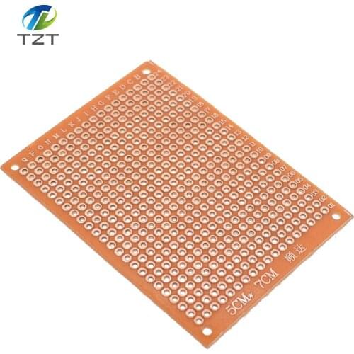 20Pcs 5*7 PCB 5x7 PCB 5cm 7cm DIY Prototype Paper PCB Universal Board yellow